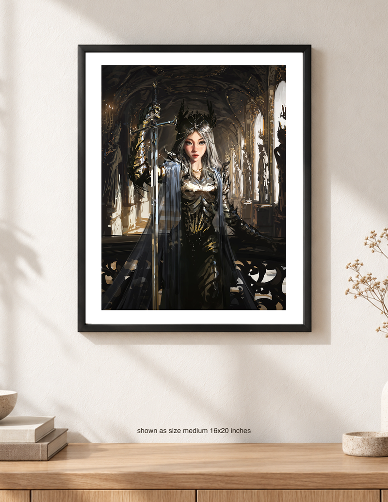 Empress on the wall