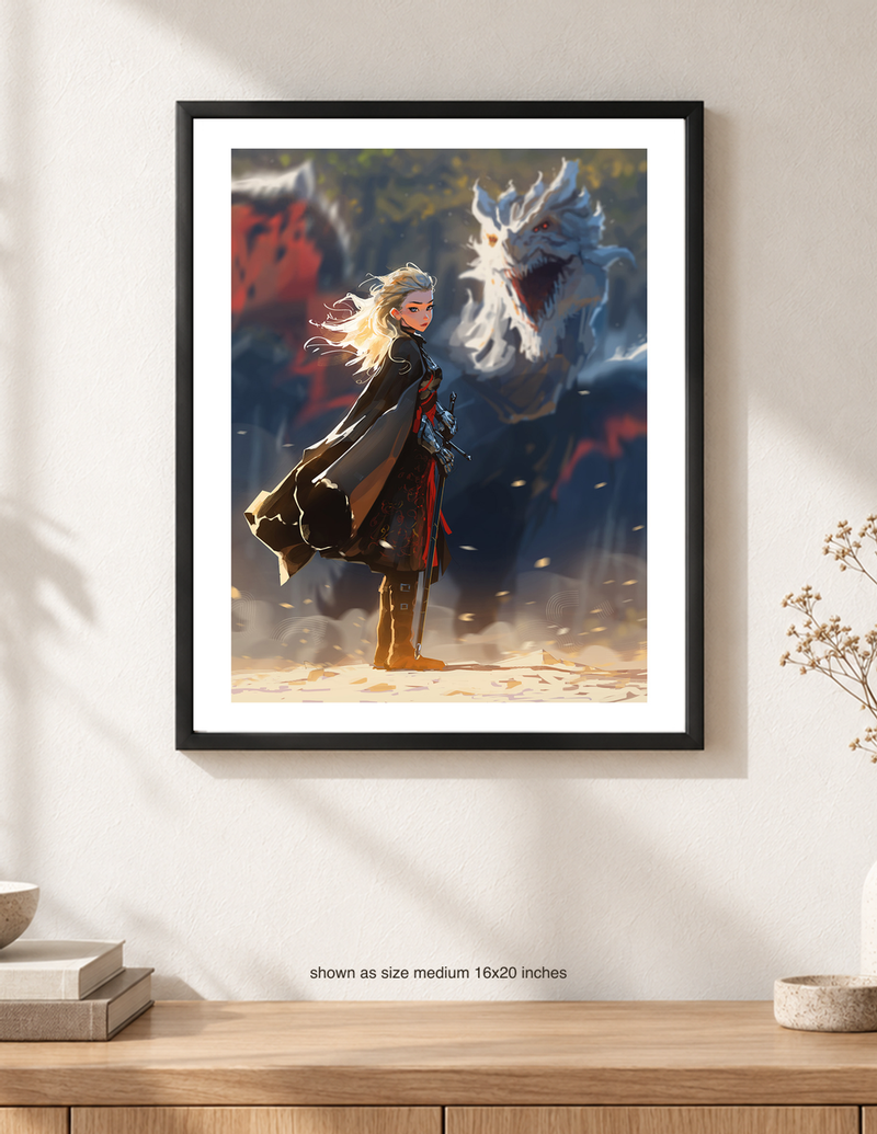 Dragon on the wall