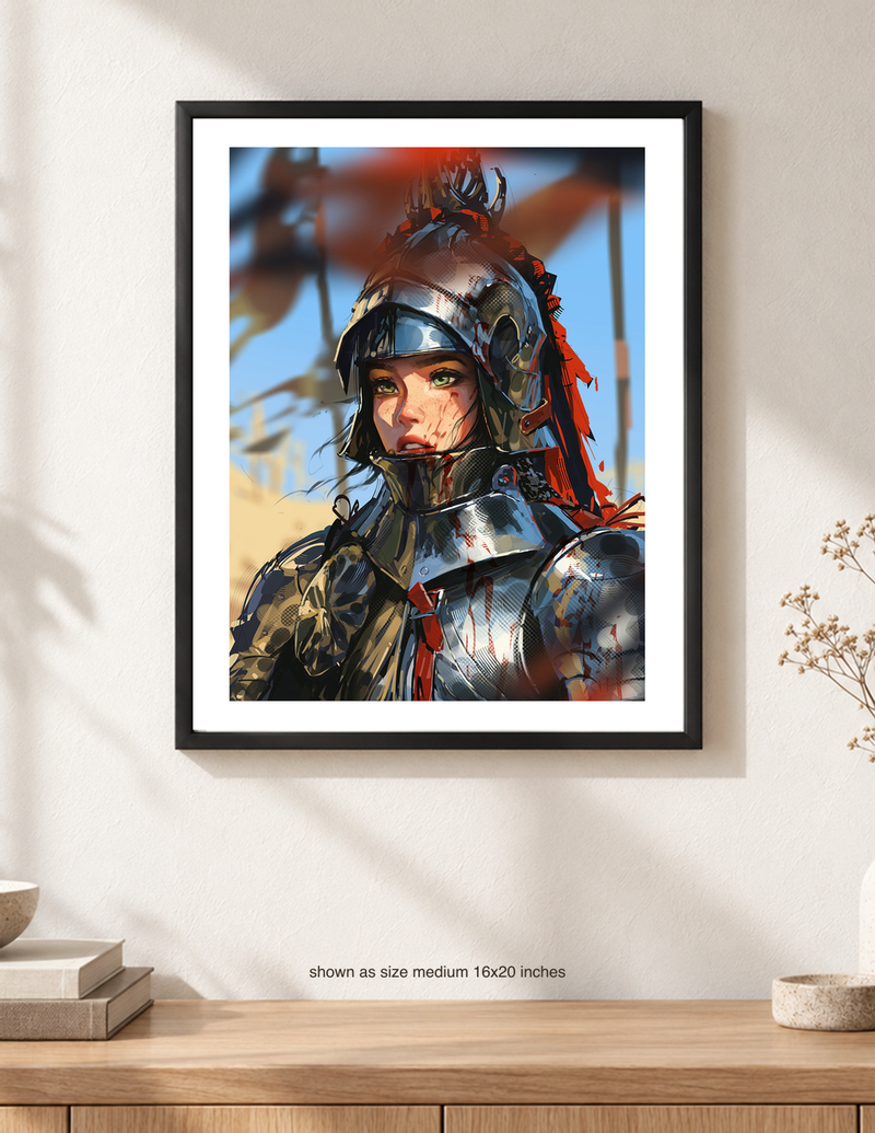 Knight on the wall